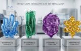 Rifaximina de Marca vs Genérica no Tratamento do SIBO em Causas Modelos cristalinos 3D das formas polimórficas da Rifaximina, ilustrando diferenças estruturais entre Rifaximina de Marca vs Genérica.