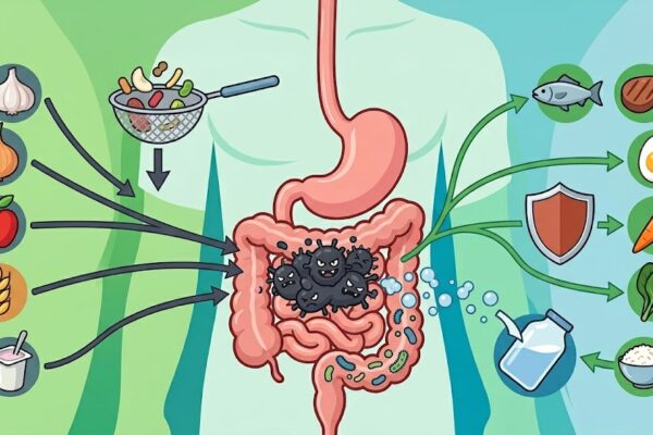 Comparação de alimentos permitidos e proibidos para dietas para SIBO e prevenir supercrescimento bacteriano.
